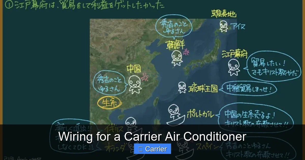 Wiring for a Carrier Air Conditioner