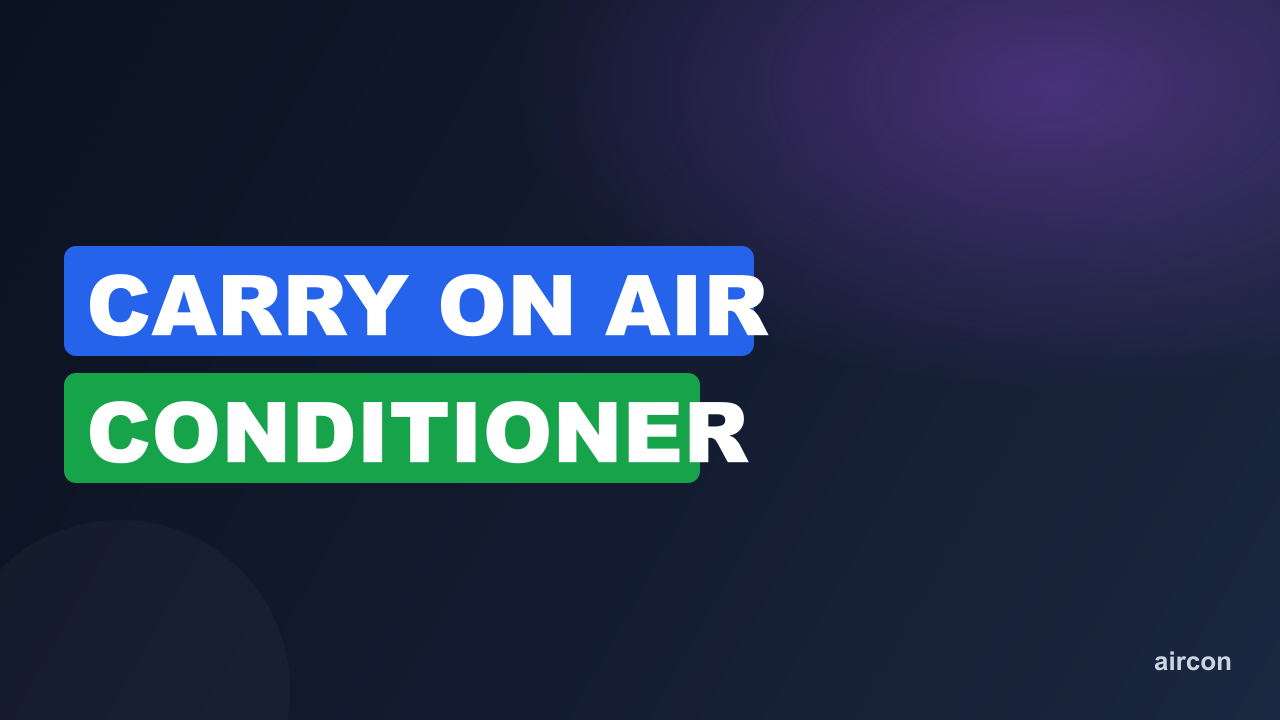 Carry on Air Conditioner